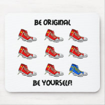 Be original sneakers mousepads by beoriginalboutique Be original sneakers mousepads