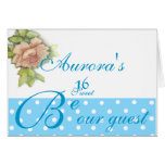 Be Our Guest S weet Sixteenth Birthday-Customize Greeting Card