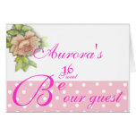 Be Our Guest Sweet Sixteenth Birthday-Customize Card
