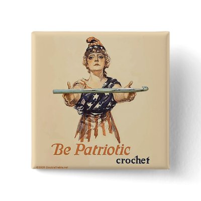 Be Patriotic: Crochet - button