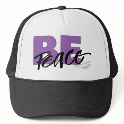 BE Peace Trucker Hats by youthrive