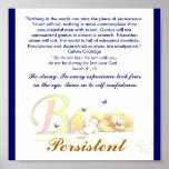 Be Persistent-Customize Print