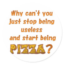 Be Pizza Stickers