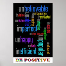 Be Positive Poster