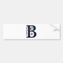 Be Positive Second Design Bumper Sticker