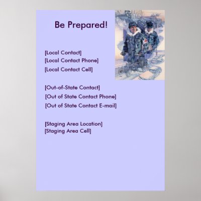 Be Prepared Poster