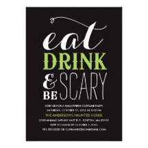 BE SCARY  | HALLOWEEN PARTY INVITATION