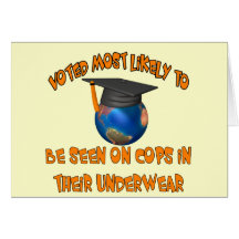 Be Seen On Cops Greeting Card
