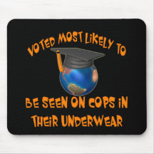 Be Seen On Cops Mouse Pad