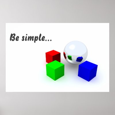 Be simple poster by digitalart