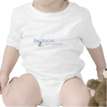 Be Social +1 Add As Friend t-shirts