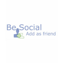 Be Social +1 Add As Friend t-shirts