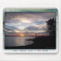 Be Still and Know mousepad by dollargrafix Be Still and Know mousepad