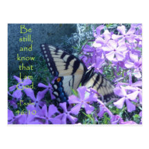 Be still and know post card