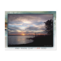 Be Still and Know postcard