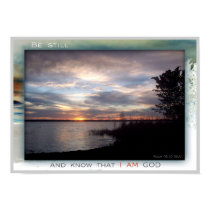 Be Still and Know print by dollargrafix Be Still and Know print
