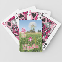 Be Still and Know Psalm 46:10 Bible Verse Quote playing cards