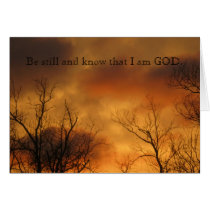 Be Still and Know That I am God Psalms 46:10 cards