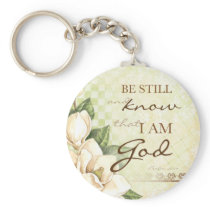 Be Still... Magnolia Keychain