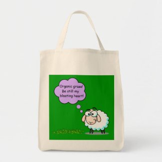 Be Still My Bleating Heart Grocery Bag