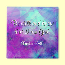 "Be Still" Psalm 46:10 Scripture Verse Magnet magnets
