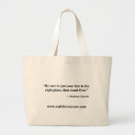 be sure to quote canvas bag