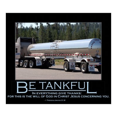 Be Tankful Poster by semisweet1