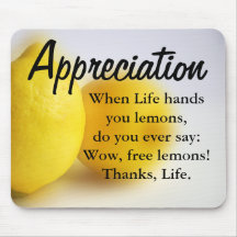 Be thankful and count your blessings mousepads