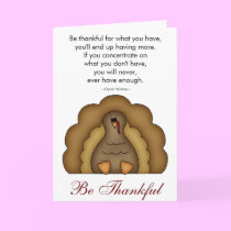 Be Thankful cards