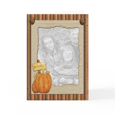 Be Thankful Photo Frame Card by bwmedia