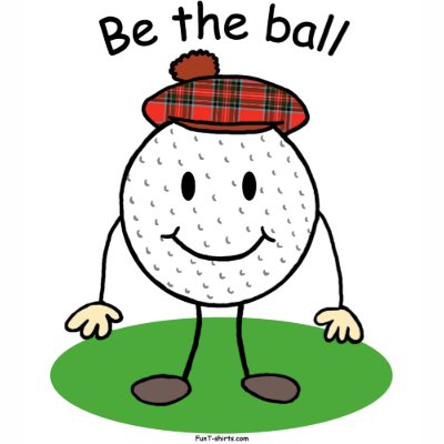 Be the ball golf shirt by tshirtfun