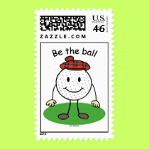 Be the Ball postage by sports_tshirts Be the Ball postage