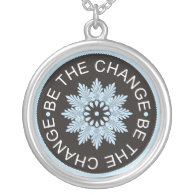 Be The Change - 3 Word Quote Necklace