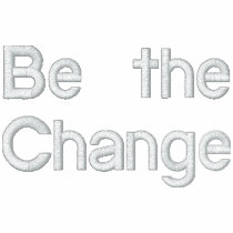 Be the Change Embroidered Shirt embroidered shirts by GandhiTour Be the Change Embroidered Shirt embroidered shirts