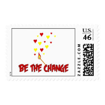 Be The Change Flame Stamp