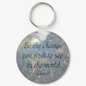 Be the change... keychain by slamdunksapparel Be the change... keychain