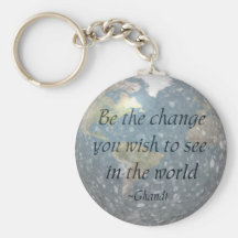 Be the change... keychain
