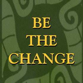 BE THE CHANGE magnet