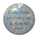 Be the change... magnet by slamdunksapparel Be the change... magnet