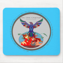 Be The Change Mousepad by templegreen Be The Change Mousepad