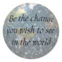 Be the change... stickers by slamdunksapparel Be the change... stickers