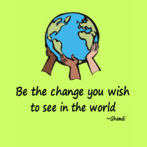 Be the change t-shirt