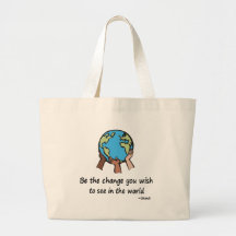 Be the change totebag