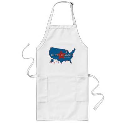 Be The Change USA Apron by templegreen