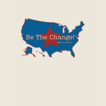 Be The Change USA edun Live Ladies T-Shirt by templegreen Be The Change USA edun Live Ladies T-Shirt