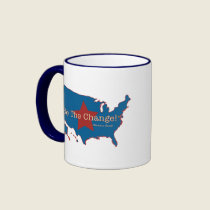 Be The Change USA Ringer Mug mugs