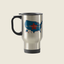 Be The Change USA Travel Mug mugs