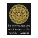 Be the change you want to see in the world. Gandi postcards by spiritcircle Be the change you want to see in the world. Gandi postcards