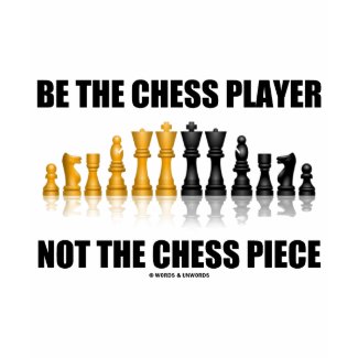 Be The Chess Player Not The Chess Piece shirt