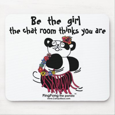 BE THE GIRL... Mouse pad by Computious
